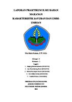 Karakteristik Sayuran Dan Umbi Edit [PDF]