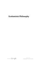 Karen Warren - Ecofeminist Philosophy