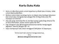 Kartu Suku Kata