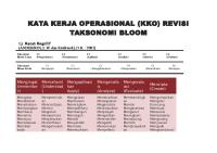 Kata Kerja Operasional Anderson Dan Kathrowl PDF