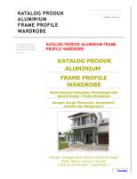 Katalog Produk Aluminium Frame Profile Wardrobe