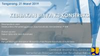 Kebijakan Biaya K3 Konstruksi PDF