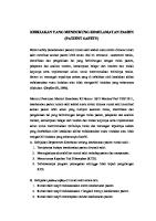 Kebijakan Yang Mendukung Keselamatan Pasien [PDF]