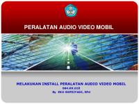 Kebutuhan Peralatan Audio Video Mobil