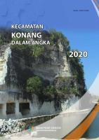 Kecamatan Konang Dalam Angka 2020