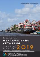 Kecamatan Mentawa Baru Ketapang Dalam Angka 2019 PDF