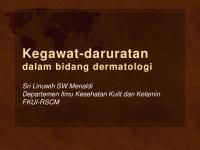 Kegawat-Daruratan Dalam Bidang Dermatologi