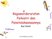 Kegawatdaruratan Psikiatri