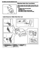 Kelistrikan Power Door LOck APV