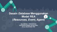 Kelompok 1 SIA - Desain Database Menggunakan Model Data REA