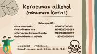 Kelompok 3B - PPT Keracunan Alkohol (Minuman Keras) - Toksikologi [PDF]