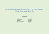 Kelompok 5 - Mindmap Teknik Rejection, Advice Dan Silence [PDF]