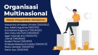 Kelompok 5 - Sistem Pengendalian Manajemen (Organisasi Multinasional) [PDF]