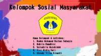 Kelompok Sosial Masyarakat - Kel 6 - PPT