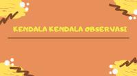 Kendala Kendala Observasi [PDF]