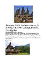 Kerajaan Hindu Budha Dan Islam Di Indonesia Beserta Gambar [PDF]