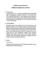 Kerangka Acuan Kegiatan Pembinaan Jaringan Dan Jejaring