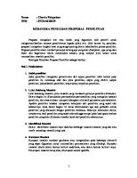 Kerangka Penulisan Proposal Penelitian [PDF]