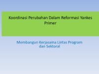 Kerja Sama Lintas Program & Sektoral [PDF]