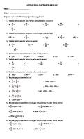 Kerjakan Soal Soal Berikut Mengubah Pecahan [PDF]