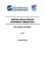 Kertas Kerja Projek Internship