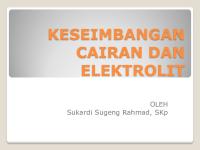 Keseimbangan Cairan Elektrolit