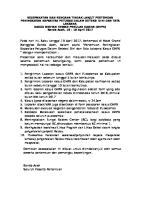 Kesepakatan Dan RTL [PDF]