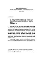 Kesetimbangan Kimia Dalam Konteks Ayat-Ayat Kauniyah & Qauliyah [PDF]