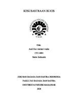 Kesusastraan Bugis [PDF]