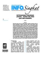 Ketegangan Hubungan Jepang Dan Korea Selatan [PDF]