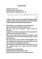 Khutbah Nikah [PDF]