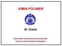 Kimia Polimer - Chalid 2015 - Usai UTS