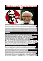 Kisah Kolonel Sanders Pendiri Waralaba Ayam KFC [PDF]