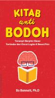 Kitab Anti-Bodoh Terampil Berpikir Benar Terhindar Dari Cacat Logika Sesat Pikir by Bo Bennett