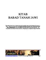 Kitab Babad Tanah Jawi