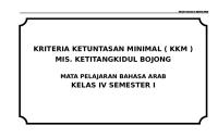 KKM Bahasa Arab