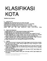 Klasifikasi Kota Ee