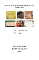 Kliping Hasil Olahan Dari Serealia [PDF]