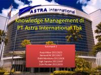 Knowledge Management in Astra