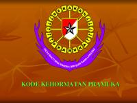 Kode Kehormatan Pramuka [PDF]