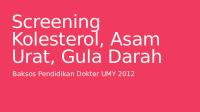 Kolesterol, Asam Urat, Gula Darah [PDF]