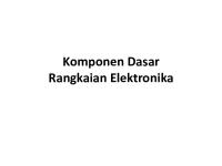 Komponen Dasar Elektronika