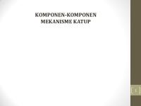 Komponen-Komponen Mekanisme Katup [PDF]