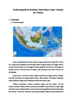 Kondisi Geografis Dan Kehidupan Sosial Budaya Negara Indonesia Dan Malaysia [PDF]