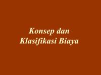 Konsep Dan Klasifikasi Biaya [PDF]