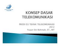 Konsep Dasar Telekomunikasi [PDF]