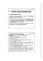 Konsep Ekonomi Teknik [PDF]