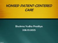 Konsep Patient Centered Care