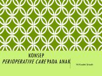 Konsep Perioperative Care