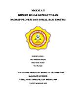 Konsep Profesi Dan Sosialisasi Profesi [PDF]